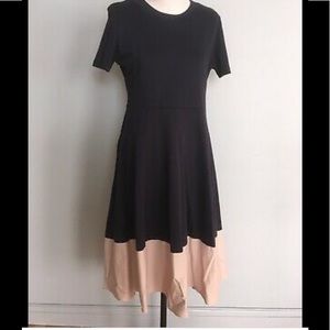 COS knit dress with contrast hem